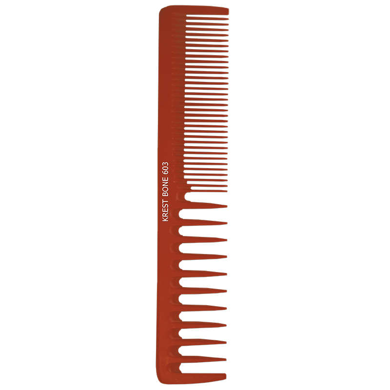 7 1/4" SPACE TEETH FINGER WAVING COMB- NO. 603