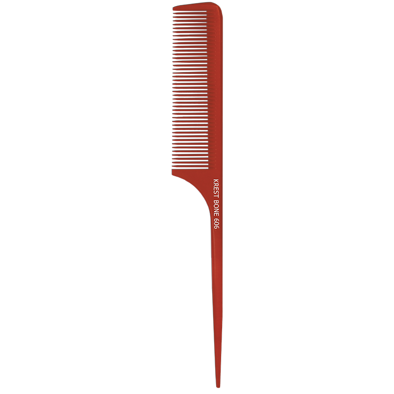 9" FINE TEETH RATTAIL COMB COMB - NO. 606