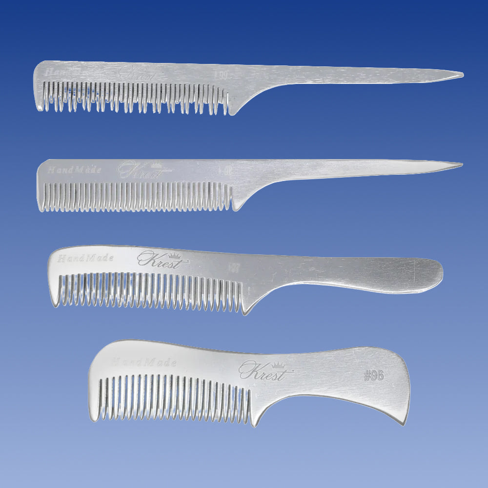 Krest Aluminum Combs | Professional Handmade Metal Combs