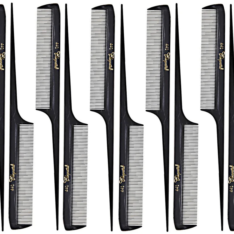 Cleopatra 8-1/2" Extra Fine Tooth Rattail Comb #441