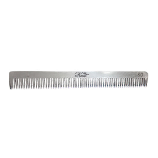 Krest No. 93 Aluminum Graduated Dressing Comb | Professional Metal Styling Comb