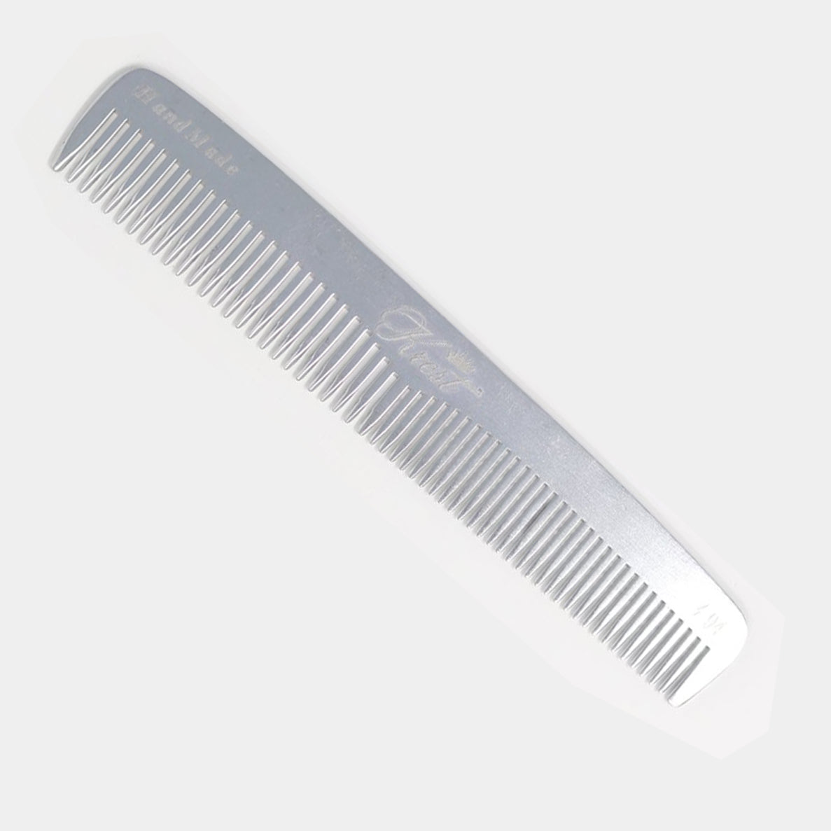 Krest No. 94 Aluminum Finger Waving Comb 7¾" | Metal Wave Comb for Stylists