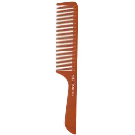 8 3/4" RIDGED FEATHERED HANDLE FINE TEETH COMB- NO. 615