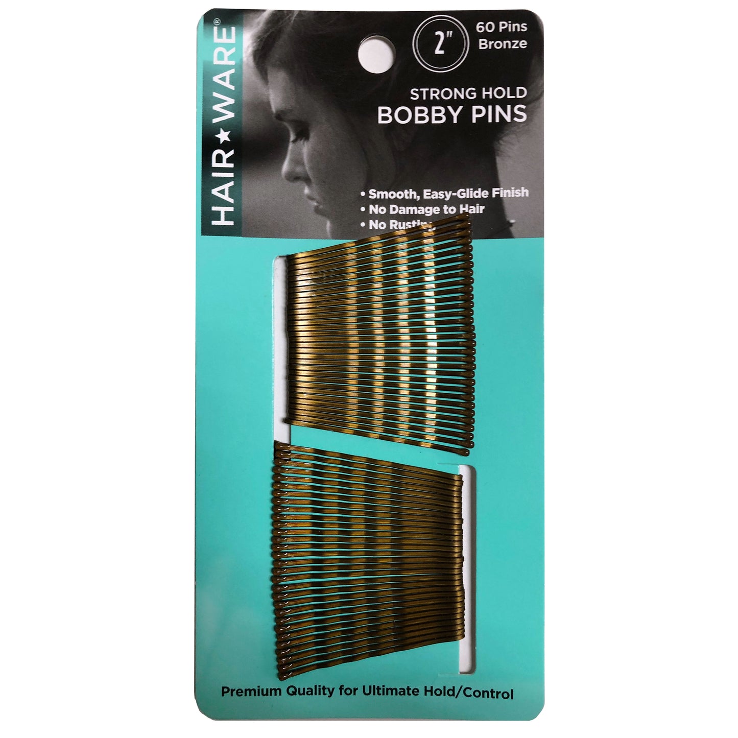 Hair Ware 2” Bobby Pins in Bronze