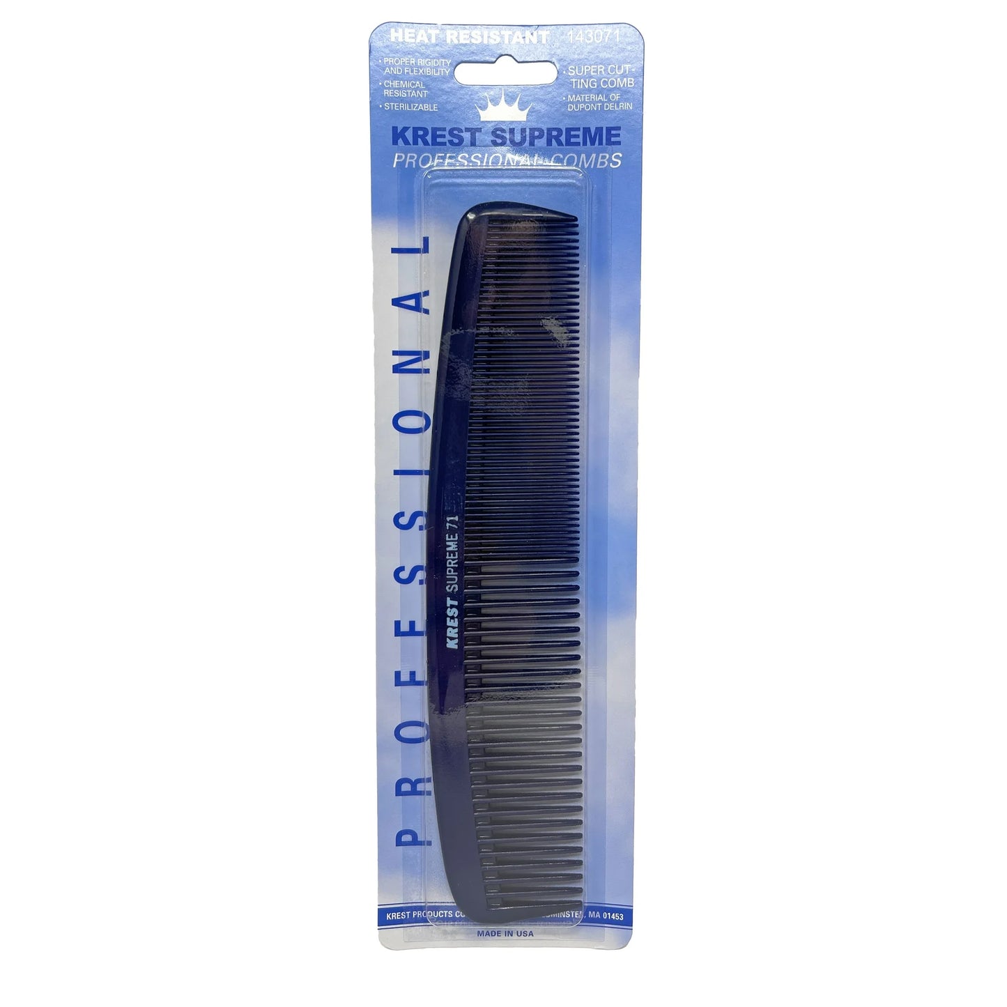 Krest Supreme Heat &amp; Chemical Resistant Large Cutting Comb (No. 71)