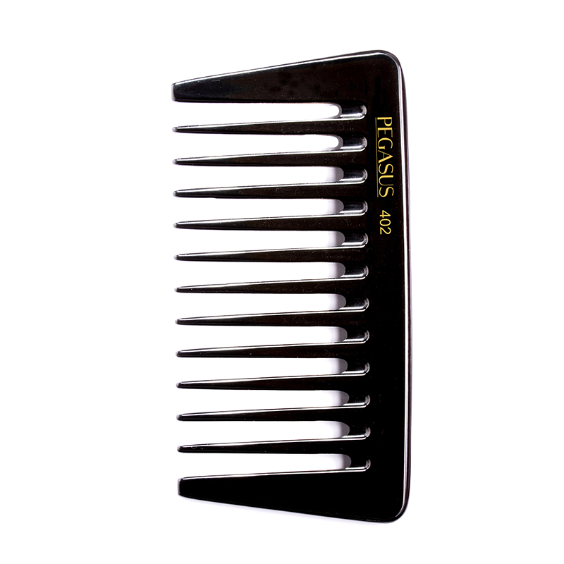 402 - Pegasus Hard Rubber De-tangling Comb