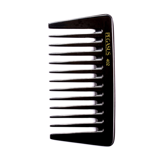 402 - Pegasus Hard Rubber De-tangling Comb