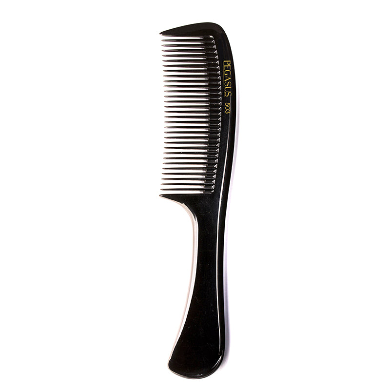 503 - Pegasus Hard Rubber Handle Comb