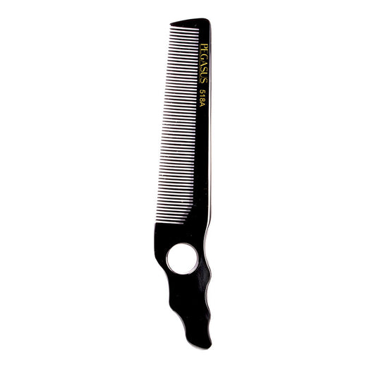 518A Pegasus Hard Rubber Clipper Comb with Hole for Finger