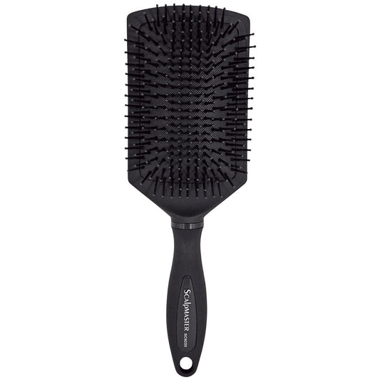 Scalpmaster Ball-Tip Cushion Paddle Brush – Detangle, Style & Smooth Curly or Wavy Hair