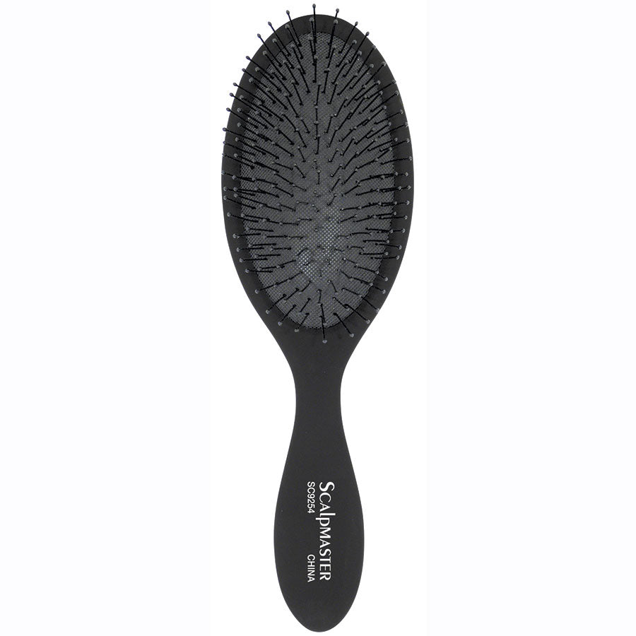 Scalpmaster 11-Row Detangling Cushioned Brush – Gentle on Hair, Tough on Tangles