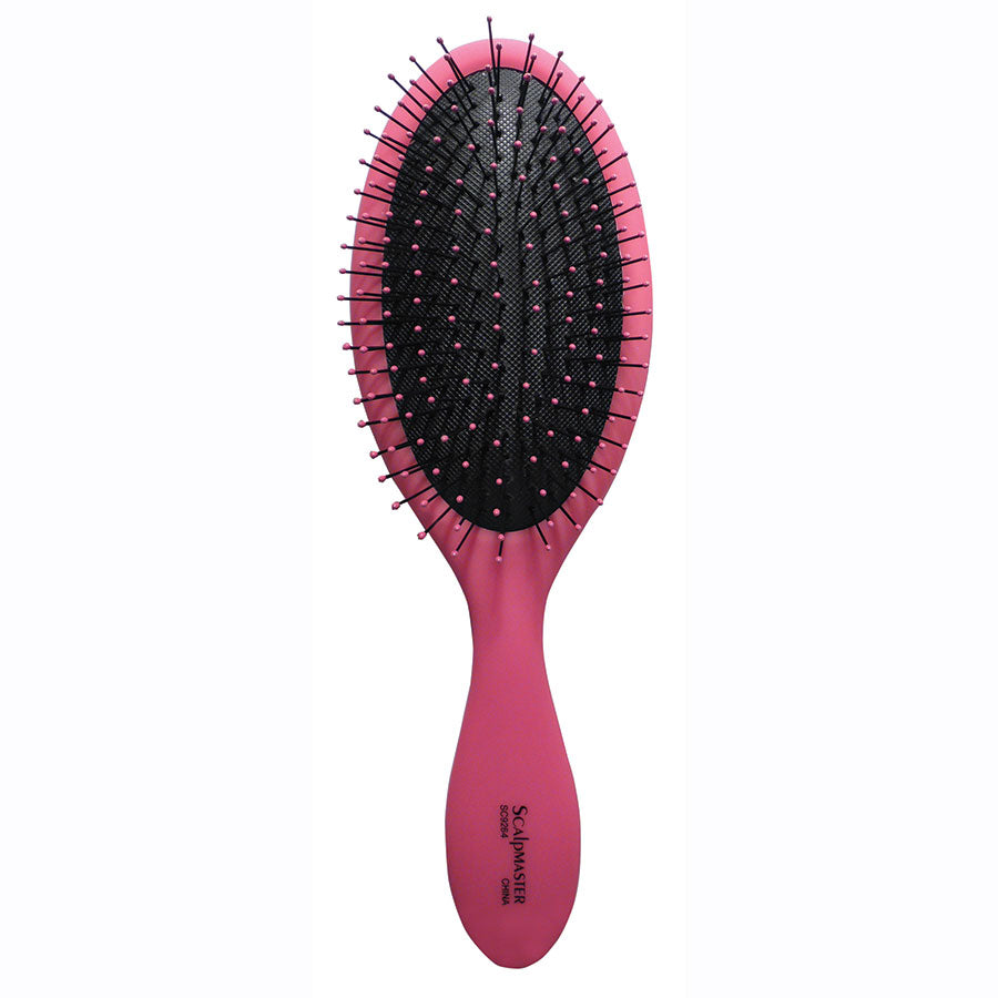 Scalpmaster 11-Row Detangling Cushioned Brush – Gentle on Hair, Tough on Tangles