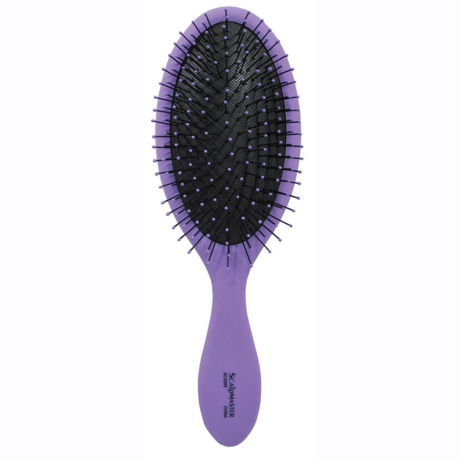 Scalpmaster 11-Row Detangling Cushioned Brush – Gentle on Hair, Tough on Tangles