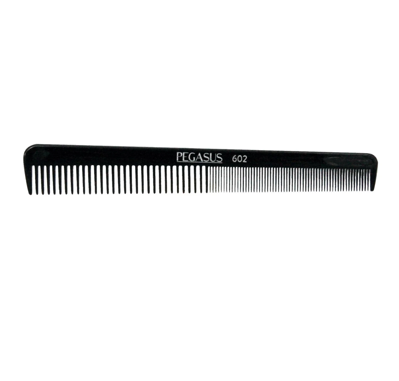 602 - Pegasus Hard Rubber Tapered Pocket Comb