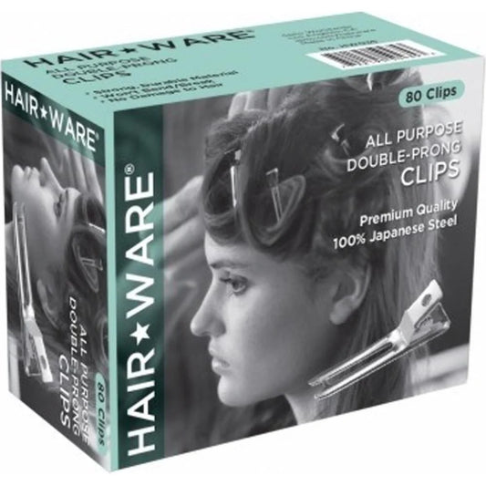 Hair Ware All Purpose Double-Prong Clips