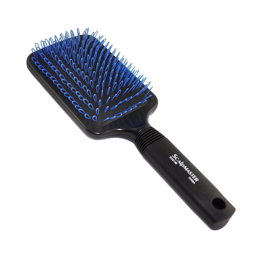 Scalpmaster Cushion Paddle Brush for Hair Extensions & Wigs – Gentle, Tangle-Free Styling